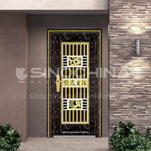 304 stainless steel door anti-theft entrance door 10-1